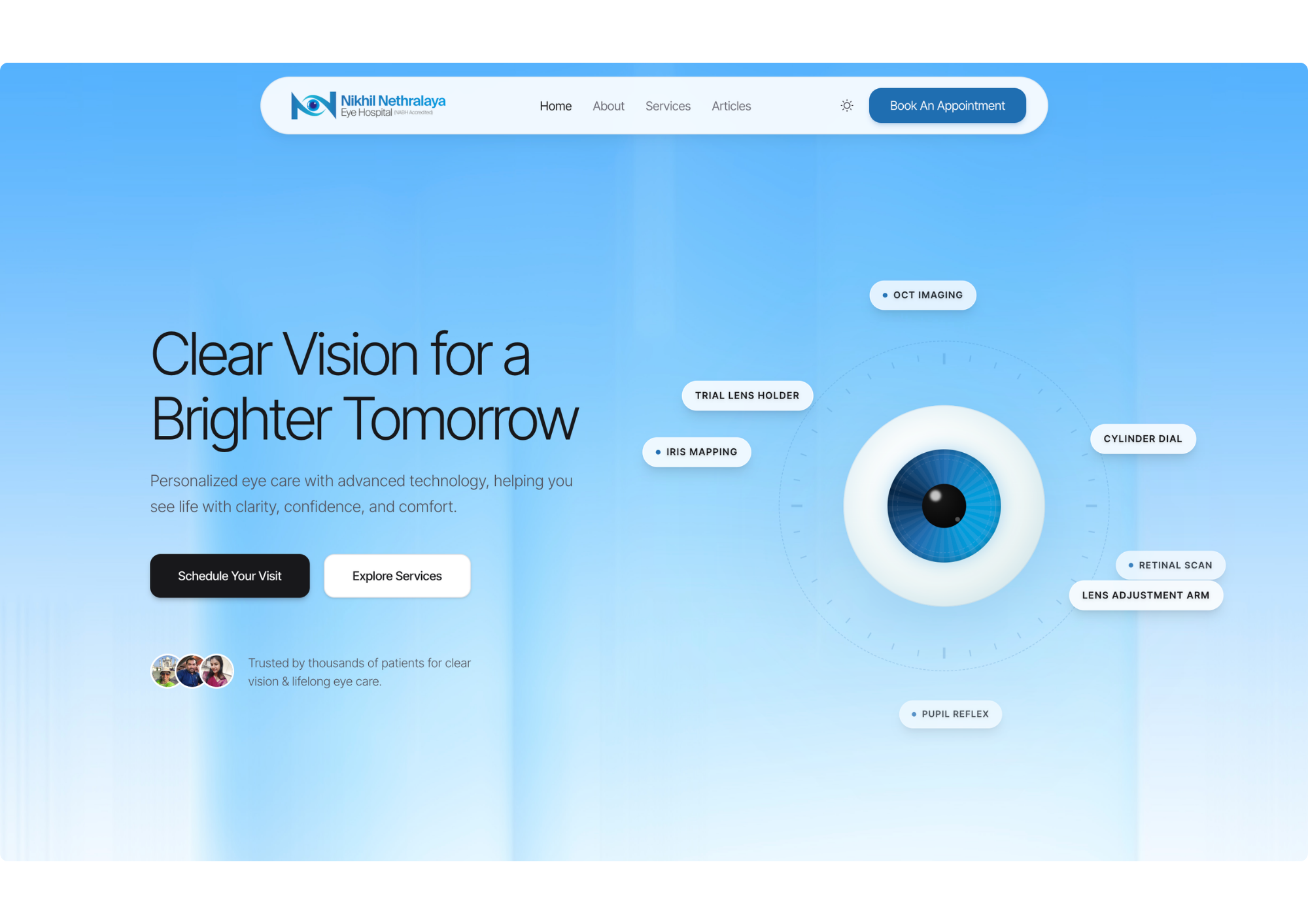 Nikhil Nethralaya Web